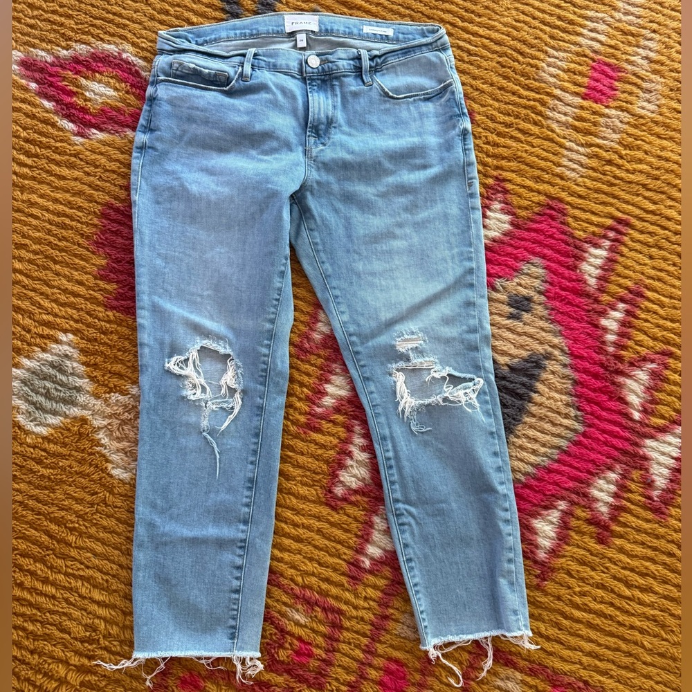 LOW RISE - FRAME JEANS